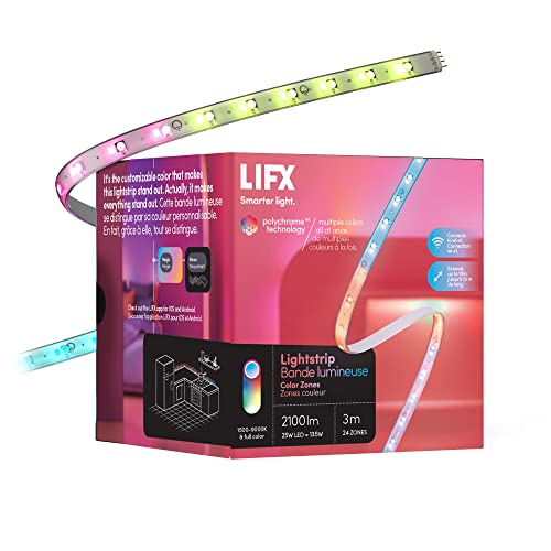 LIFX Lightstrip Color Zones, Wi-Fi Smart LED Light...