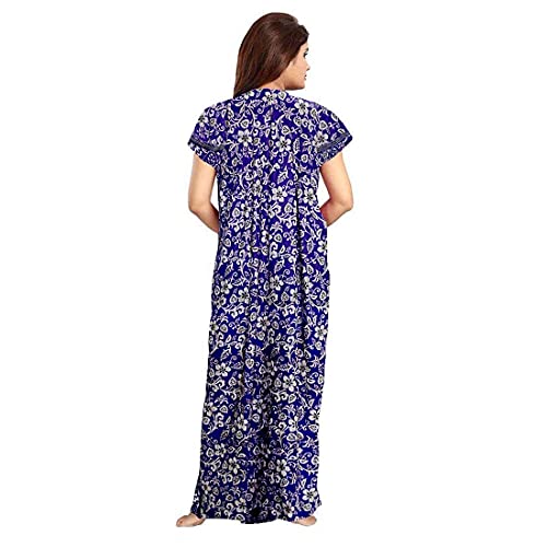 Image of Keyocean Women's Cotton Maxi Nighty Gown (Pack of 2)