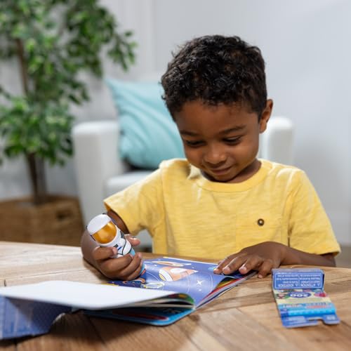 Image of Melissa & Doug Sticker Wow! Astronaut Bundle: 24-Page Activity Book, Refillable Sticker Stamper, Mini Pad, 500 Stickers, Arts and Crafts for Kids Ages 3+