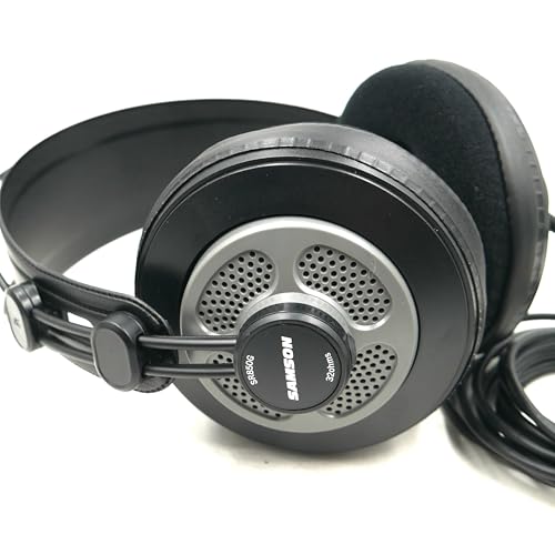 Image of SAMSON SR850G Professional Studio Reference Open Ear Headphones | Graphite Edition