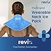 REVIX Neck Ice Pack Wrap – Reusable Hot Cold Gel Pack for Neck and Shoulder, Large Flexible Design with Soft Plush Lining, Cervical Gel Ice Wrap Ideal for Post-Workout Recovery, Fatigue & Relaxation
