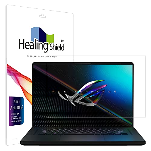 Healingshield �X�L���V�[���t���ی�t�B���� Screen Protector Eye Protection Anti UV Blue Ray Film Compatible with ASUS ROG Zephyrus M16 GU603