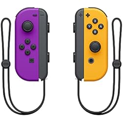 Cargador De Joystick Nintendo Switch Nintendo Joy-Con (set Izda/Dcha) Morado Neón/Naranja Neón