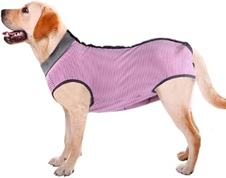 Dotoner Dog Surgery Recovery Suit Spay Suit for Female Dog Onesie Surgical Shirt Male Bodysuit E-Collar Alternative Anti Licking Dog Vest for Small Large Dogs