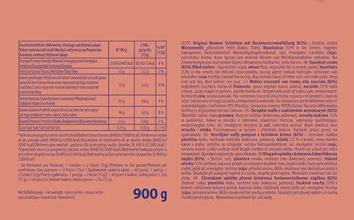 Manner Neapolitaner Waffeln | einzelverpackte vegane knusprige Kekse mit Haselnusscreme | 60er Pack (60 x 15 g)