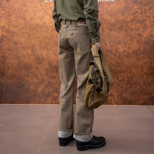 Red Tornado Kakishibu Dyed 18oz Selvedge Denim Jeans3