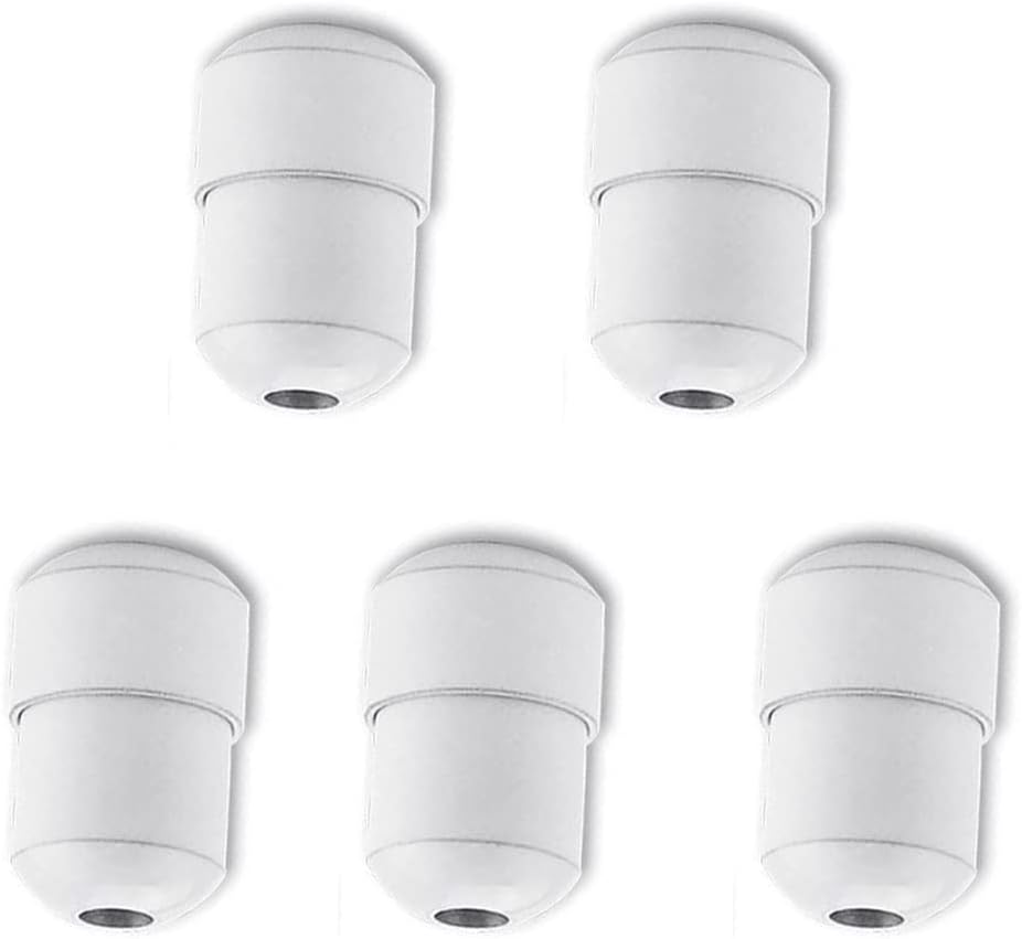 NA 6 Pcs Connector Metal Chrome Bathroom Light Pull Cord Joiner with ...