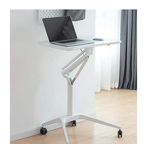 JSEIAJB Multimedia Mobile Lifting Computer Table Lecture Table Standing Training Table Desk Work Desk Notebook Table — view 2