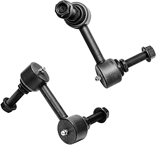Image of Detroit Axle - Front Lower Control Arm Brackets + Lower Ball Joints + Outer Tie Rods + Sway Bars Replacement for Chevrolet Trailblazer EXT GMC Envoy Bravada (14mm Tie Rods Only) - 8pc Set