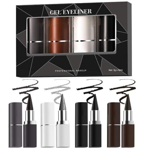 Liner de a prueba de manchas, lápiz de delineador de s mate | Lápiz de delineador de seco rápido - Equipo de viaje al aire libre, cosméticos de mujeres portátiles para bodas, baile de graduación, reun