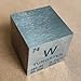 1-inch (25.4 mm) Tungsten Cube, 11.11 Oz (315 g) net Weight, 99.95% Pure, Density: 19.2 g/cm3（L = 1