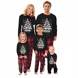 MoneRffi Pijamas Navidad Familia,S)