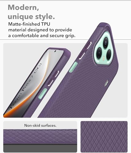 Image of Jkobi Back Cover Case for Tecno Pova 7 5G (Liquid Silicone | Side Grip | Camera Protection)