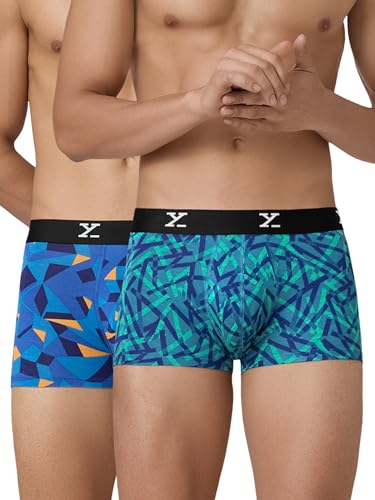 Image of XYXX Cloudsoft Micromodal Shuffle Trunks for Men, Pack of 2