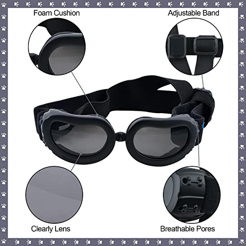 Hacraho Pet Helmet And Goggles Set, 2 Pcs Helmet And Sunglasses Pet Cap Hard Hat Adorable Puppy Goggles For Small Pets, Five Inches #TOP3