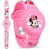 Waterproof Airtag Bracelet for Kids, Cute Cartoon Silicone...
