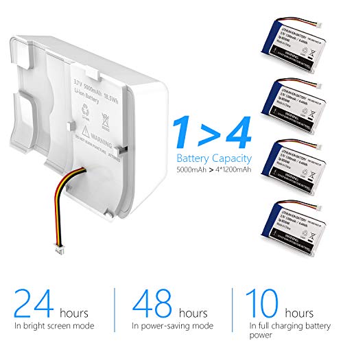 5000mAh-Replacement-Battery-Mount-Holder-for-Infant-Optics-DXR-8-Monitor