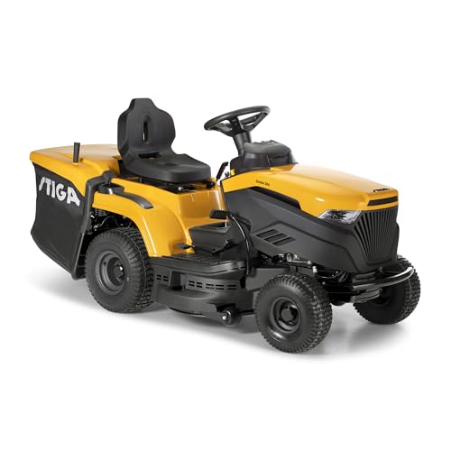 STIGA Estate 384 Benzin-Gartentraktor - 432cc ST 450 Motor, 84cm Mähdeck, 240L...