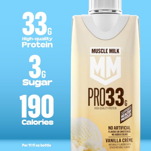 Muscle Milk Pro Liquid High Protein Shake, Vanilla Creme, 11 Fl Oz (Pack of 12) - image 3