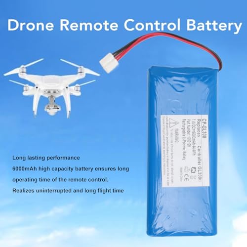 Batterie télécommandée drone Phantom 3 et P4 au lithium 7.4V 6000mAh - 7