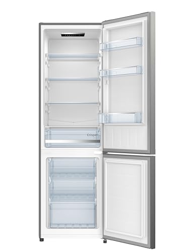 Beko B3RCSO255XB freistehende Kühl/-Gefrierkombination, 262 l Nettovolumen, 187 l Kühlen, 75 l Gefrieren, MinFrost, Supergefrierfunktion, 3 Gefrierschubladen, Inox