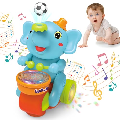 ARHEQI Musical Elephant Crawling Toy