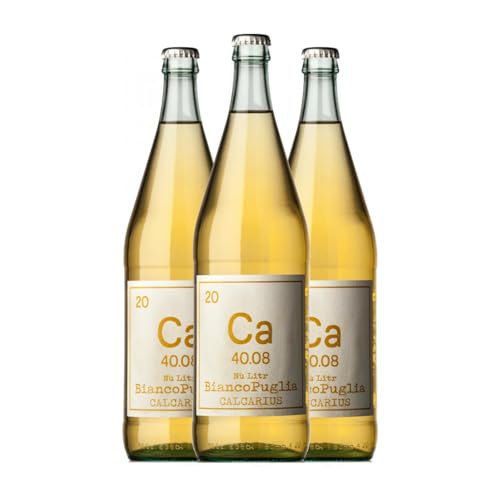 Calcarius Bianco Nù L Bombino Blanco Puglia – Caja de 3 Botellas de 1L Calcarius Bianco Nù L Bombino Blanco Puglia – Caja de 3 Botellas de 1L