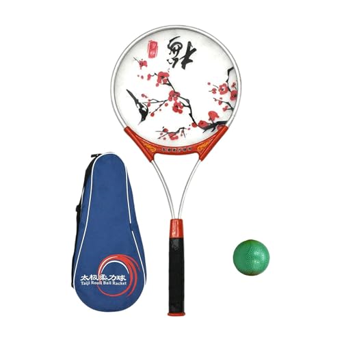 predolo Racchetta Tai Con Pallina Soft Ball, Paddle in Lega Di Alluminio, Paddle Da Allenamento Morbida, Racchetta Taiji Force per Principianti E Giocatori Di Tempo Libero