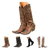 Conseils d'association : ces bottes s'accordent parfaitement avec une robe longue ou une robe de soirée. Elles soulignent non seulement l'élégance et le romantisme de la robe, mais lui confèrent également une personnalité unique, créant ainsi une déclaration de mode originale qui vous permettra de vous démarquer dans la foule.