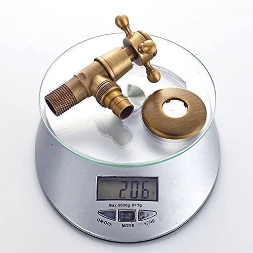 Robinet eau froide imitant un simple robinet d'eau antique en laiton - 3
