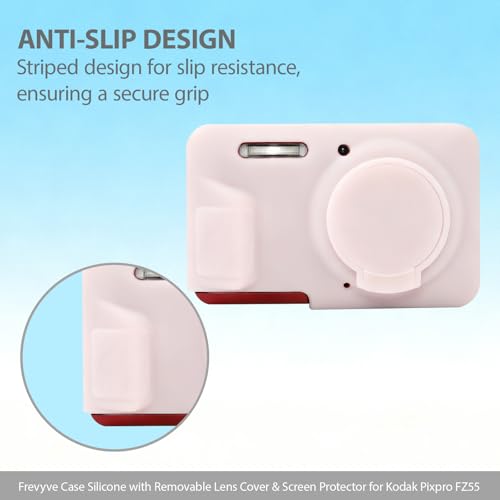 Funda de silicona para cámara Kodak PIXPRO FZ55 miniatura 5