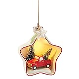 Lenox Light-Up Tree & Truck Star Scene Ornament, 0.60 LB, Multi