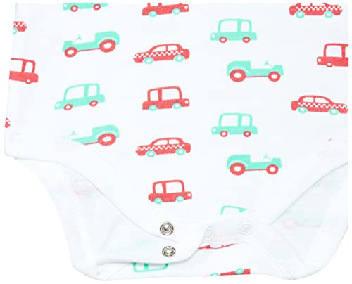 Image of Max Baby boys Printed Bodysuit- Pack of 4