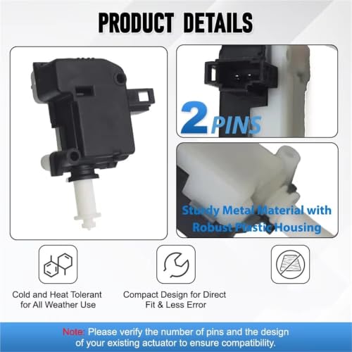 Pestillo actuador de maletero para Cayenne 9PA y S955 con conector de 2 pines 4