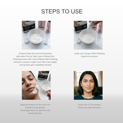 Image of Barley Diamond Skin Polishing Shiner Bleach 350g | Instant Lightening & Softness | Salon Professional Facial Bleach for Glow & Smooth Skin (PACK OF 1)