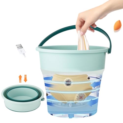 portátil - de ropa interior plegable de 10 L alimentada por USB - de vibración de alta frecuencia para ropa interior de apartamento personal