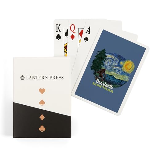 Lantern Press Baraja Poker 52 Cartas Estrella Nocturna