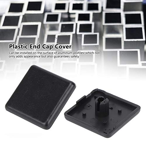 Image of 50pcs Plastic ABS Accessories End Black for EU Aluminum 2020 3030 4080 Nylon Endcap(EU Standard 3030), Other Attachments, Biscuits Plugs Aluminum End Plug endcap-Beauty
