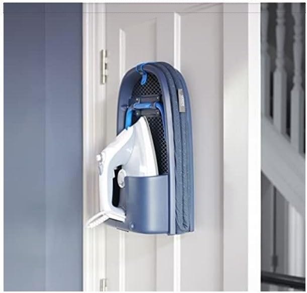 Miniatura 10 de Joseph Joseph Folding Tabletop Ironing Board with Iron Holder, Compact, Space-Saving, BlackBlue