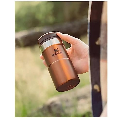 Garrafa Térmica Mug Stanley Inox Neverleak 250ml Maple