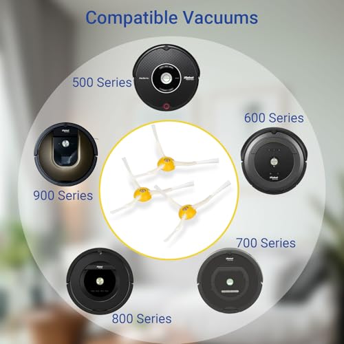 Peças e acessórios de escova lateral de substituição para iRobot Roomba 600 700 800 900 Series 692 6