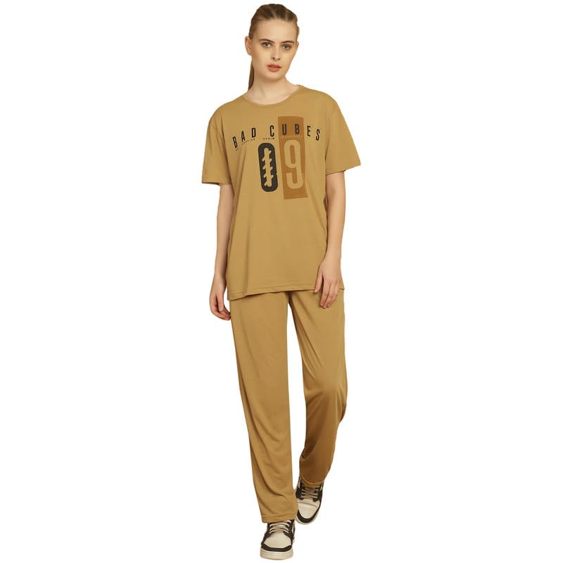 Image of Mack Jonney Cotton Printed CO-ORD Set Tracksuit for WOMEN