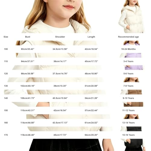Boys Girls Puffer Vest Sleeveless Zipper Down Coat Winter Warm Jackets - image 4
