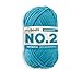 Produktbild myboshi Häkel- und Strick-Garn | Modell: No.2 mit Kapok-Faser | leichtes Garn | 2690 Aquamarin