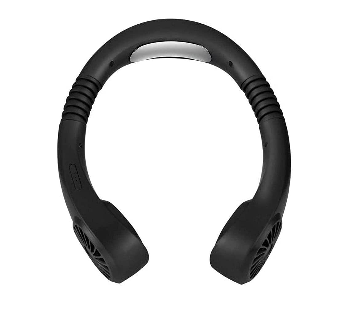 Ventilateur de cou portable USB rechargeable pour le voyage et le jardinage en été