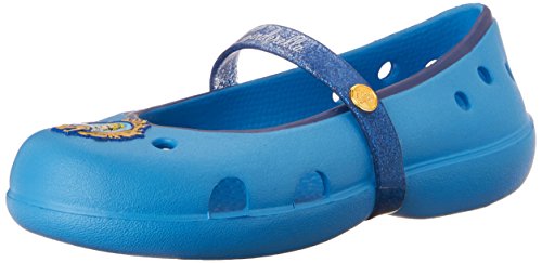Crocs Keeley Disney Princess K Mary Jane Flat (Toddler/Little Kid), Bluebell, 9 M US Toddler