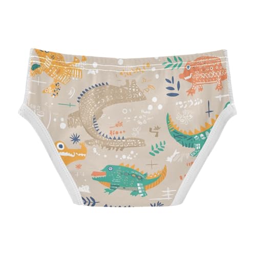 KLL Cute Cartoon Crocodile Alligator Toddler Boys Cotton Underwear Breathable Children Undies2