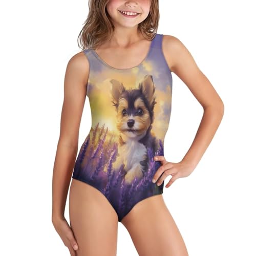 Girls One Piece Swimsuits Size 5-14 Kawaii Gymnastics Leotard for Beach Vacations3