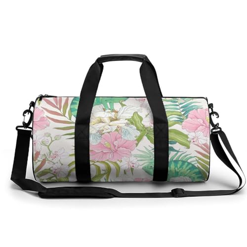 Sac week-end animal vert ultra léger et compact de 45x23x23cm