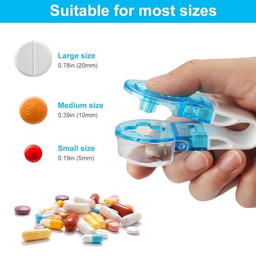 Image of Portable Pill Taker Household Gadgets, Pill Popper for Blister Packs, Travel Pill Extractor Opener Popper Assistance Tool (2 PCS)